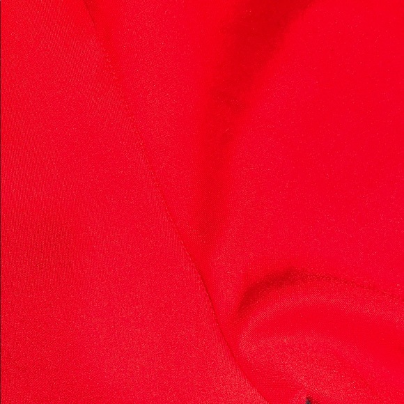 Pretty Little Thing Red Flare Pant & Crop Top Set - Picture 8 of 8